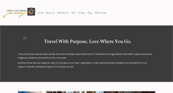 Desktop Screenshot of crossculturaljourneys.com